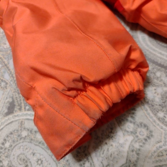 Patagonia H2NO Girls Hooded Coral Winter Snow Parka Jacket Size XS 5-6 - Picture 15 of 16